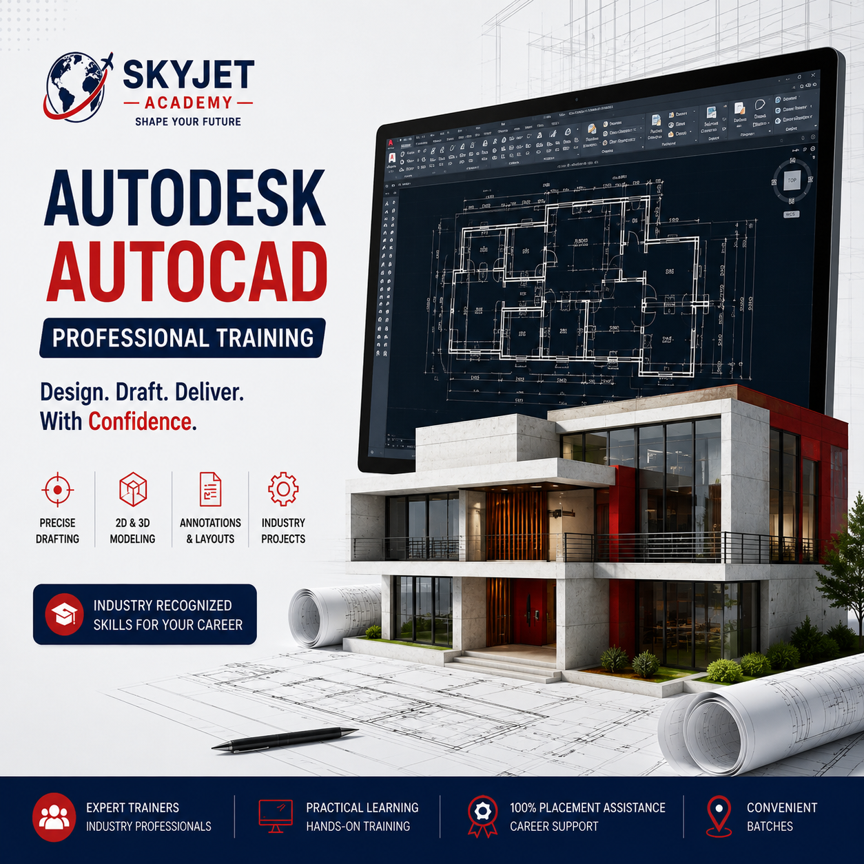 AutoCAD Training Course at Skyjet Academy