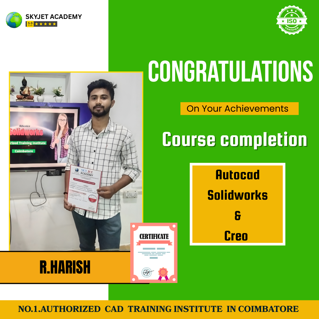 creo course completed coimbatore