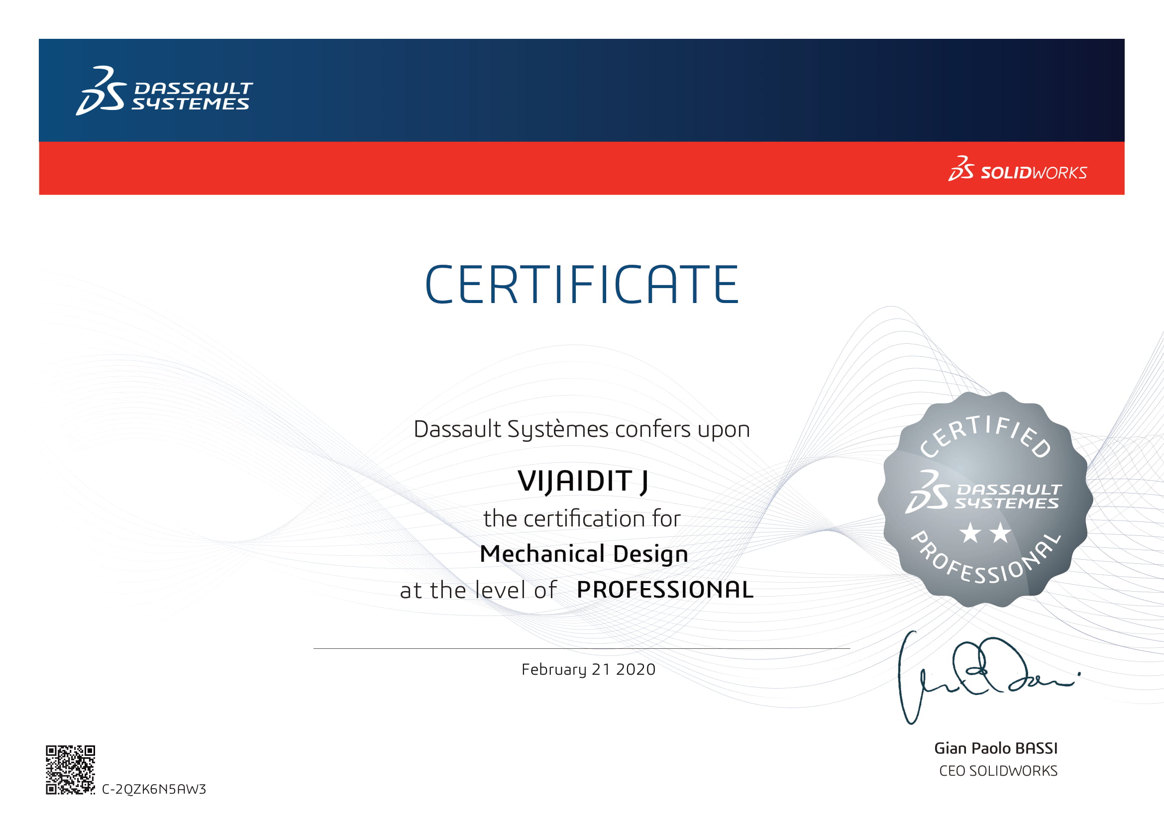 CSWP Certificate